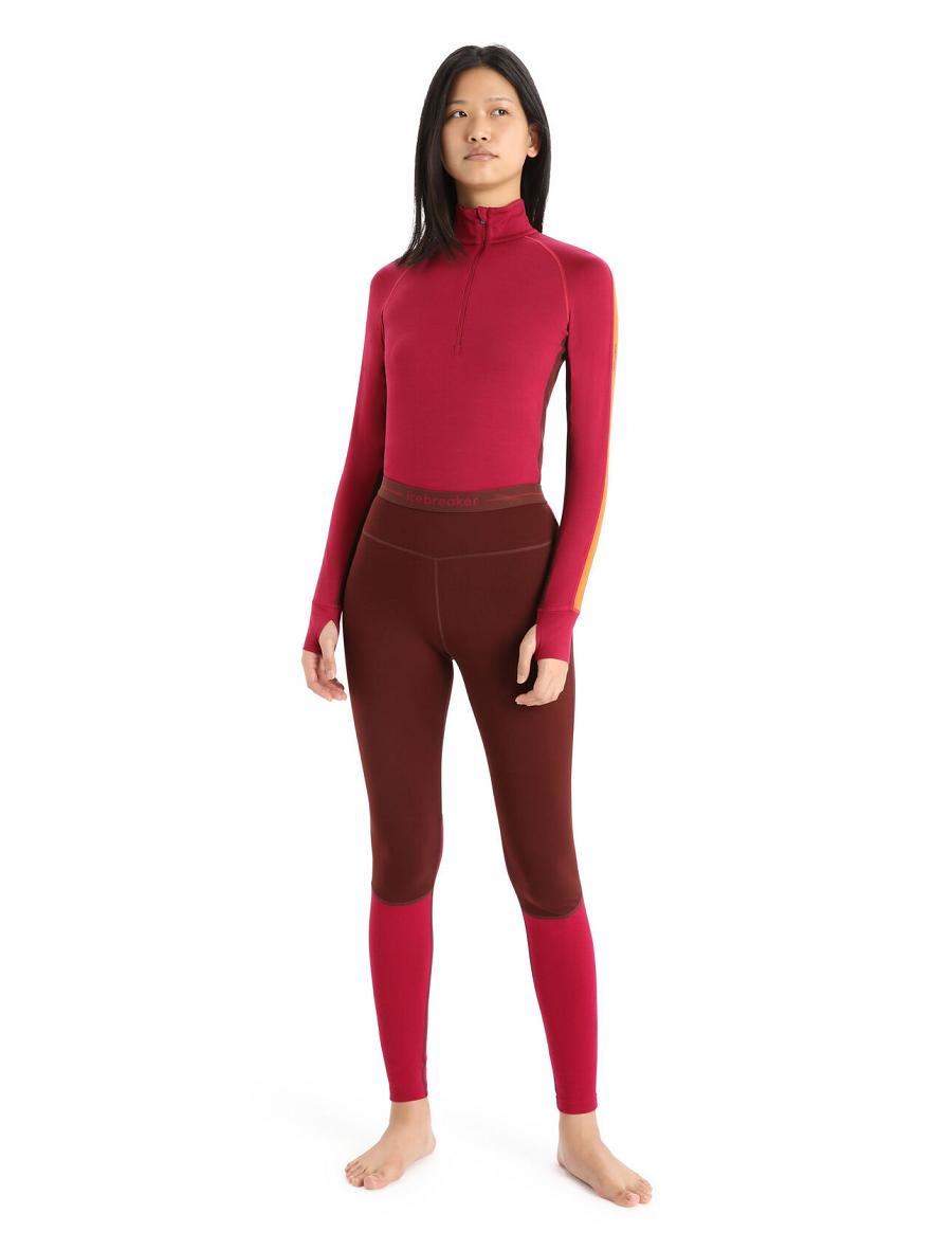 Icebreaker Merino 260 ZoneKnit™ Naisten Leggingsit Pinkki | FI 1546RVDW